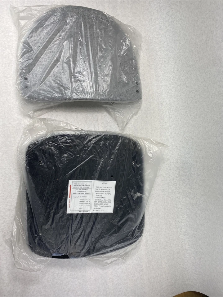 Flash Furniture BT-515-1-GY-GG серый тканевый штабелируемый стальной боковой стул BT5151GY - Изображение 4 из 4