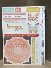 My MInd's Eye-The Sweetest Thing Stickers-Tangerine Together-ST1025-Jen Allyson