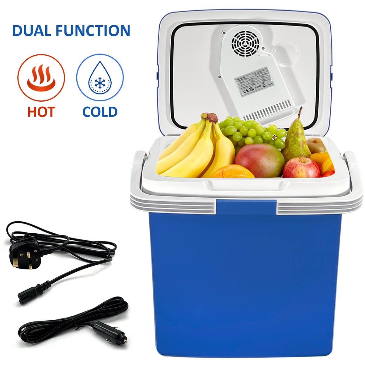 Rv Refrigerator 22L 24L 26L Cooler Hot/Cold Portable Cool Box Car Home ...