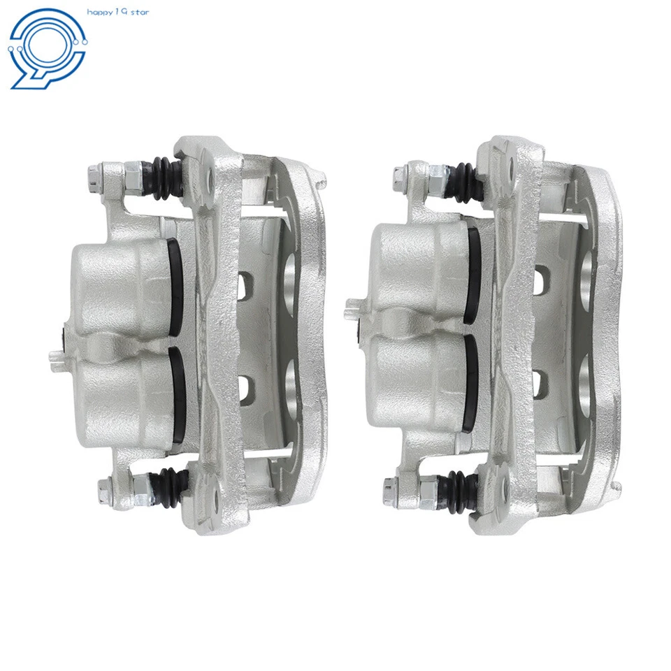 Front LH & RH Brake Calipers w/ Bracket For 2005-17 Subaru Legacy WRX B9 Tribeca Foto 3 de 4