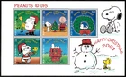 Gibraltar 2001 - Snoopy & Peanuts Christmas - Sheet of 5 stamps Scott 894A - MNH