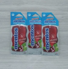 Auto Car Air Freshener Mentos Cherry Aroma Scent Lot of 3