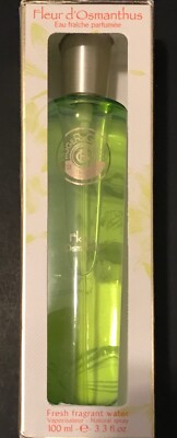 ROGER & GALLET FLEUR D'OSMANTHUS EAU FRAICHE PARFUMEE 3.3 FL. OZ. 150TH ANNIV 
