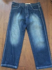 Down & Dirty Men's Jeans Boot Cut Sz 40x32 Distressed Accent