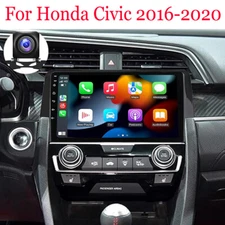 Android 12 Carplay Car Stereo Radio For Honda Civic 2016-2020 WIFI GPS Player