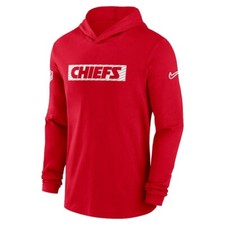 Kansas City Chiefs Nike NFL Sideline Performance Team Player Hoodie XXL - NWT