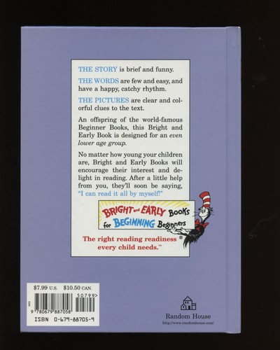 Beginner Books: BE-30: Berenstains' A Book PC 1st/1st - Picture 2 of 3