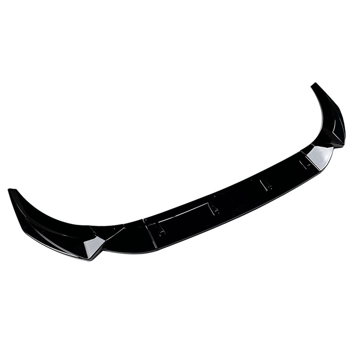 Carbon Fiber Look Front Bumper Splitter Spoiler Lip Kit For Audi A4 S4 B9.5 Sline 2020-2024 – 3-Piece Set
