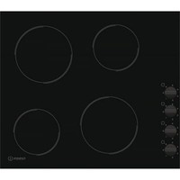 Indesit RI860C 58cm 4 Burners Ceramic Hob Black