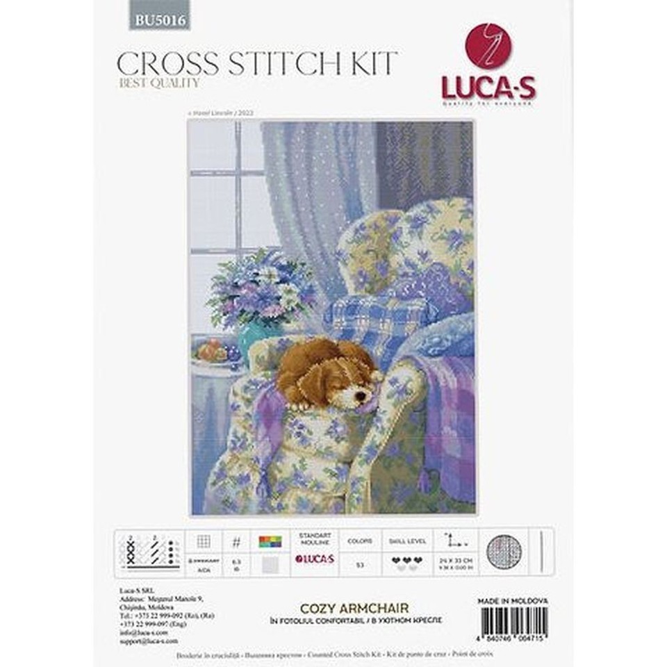 Kit Punto Croce Stampato 'A Girl Like A Flower' - Ricamo Per Principianti E Appassionati