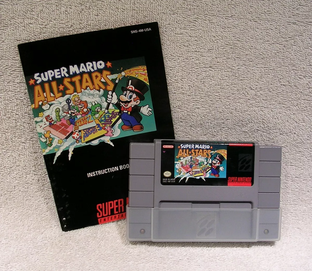 Super Mario All Stars (Super Nintendo Snes) Complete Authentic