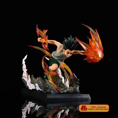 Anime HUNTER anniversary GON·FREECSS AOP Fight PVC Figure Statue toy Gift