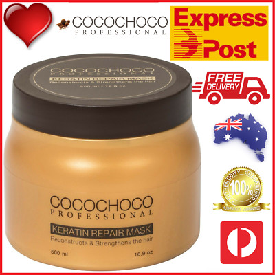    COCOCHOCO Pro Keratin Hair REPAIR MASK 500ml Salon Smooth Silky Soft EXPRESS 