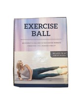 Inflatable mini exercise yoga ball inflates to 14" new