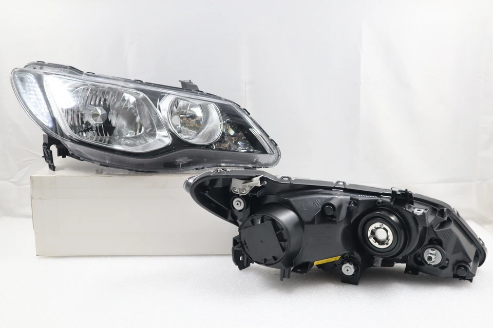 Par de faros delanteros HID Honda Civic Acura CSX FA3 FD1 FD2 FD3 2006-2008 Foto 2 de 4
