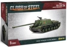 Clash of Steel CSS02 ISU-130 Assault Gun Battery (5 Vehicles) Gaming Miniatures