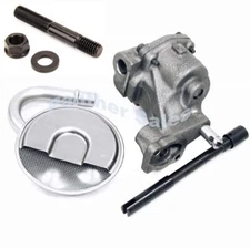 Melling Chevy SBC 327 350 400 High Volume Oil Pump Stud Screen Steel Drive Shaft