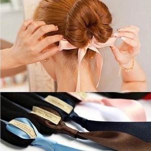 Details Zu Women Magic Tools Sponge Messy Donut Bun Hairstyle Bows Heads Hair Bands P Fbnh