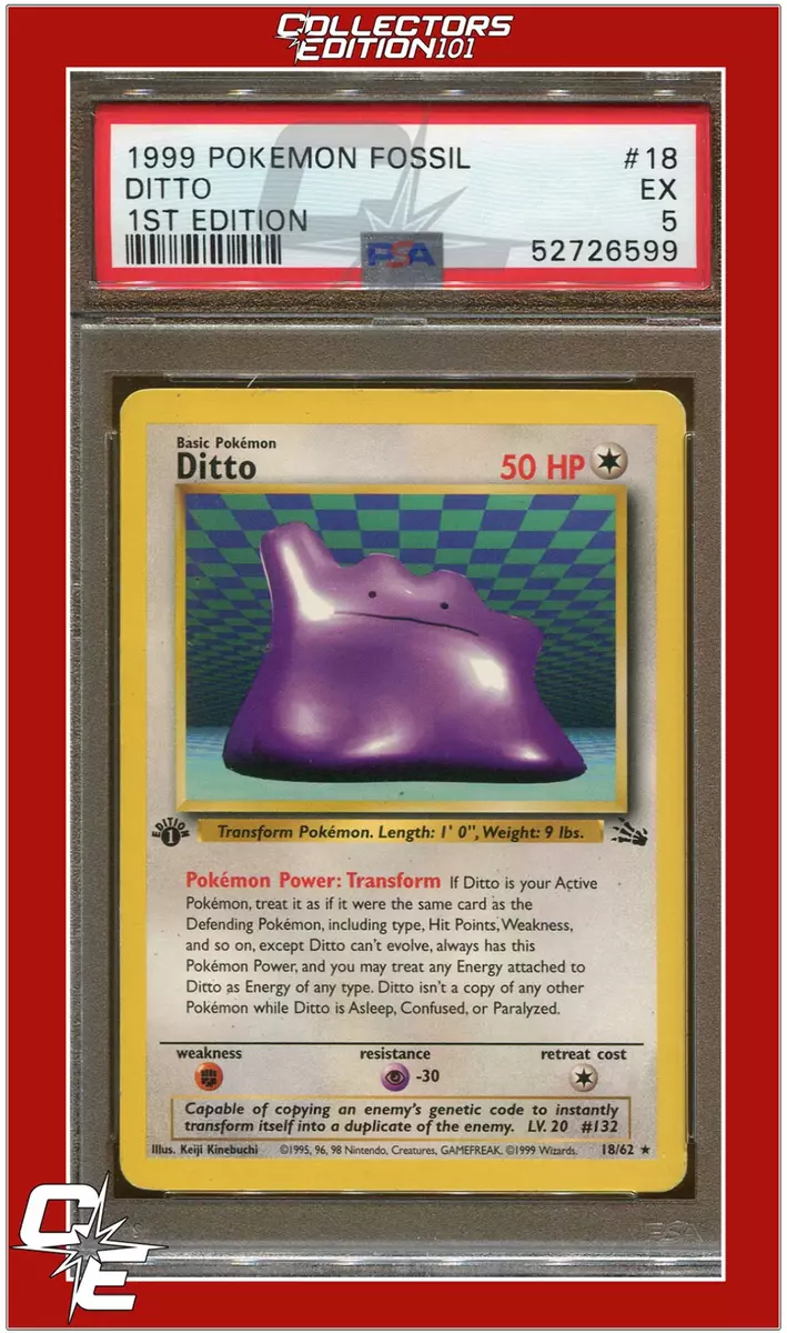 Ditto (Fossil 18/62) – TCG Collector