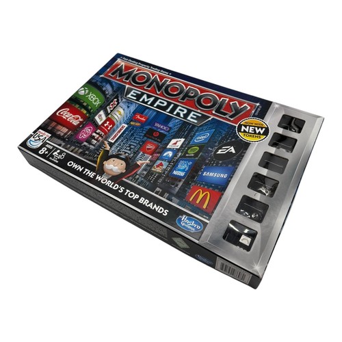 2014 Monopoly Empire Silver Edition Own The Worlds Top Brands Game Complete