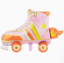 Rollerskate Balloon Roller Disco Retro Birthday Party Decoration Helium/Air