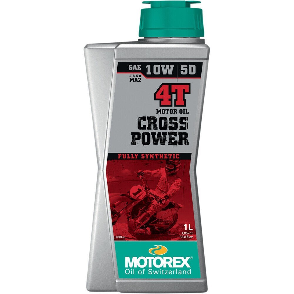 Motorex Cross Power 10W/50 4T Synthetic 4 Stroke Offroad Motorcycle Oil  1 Liter