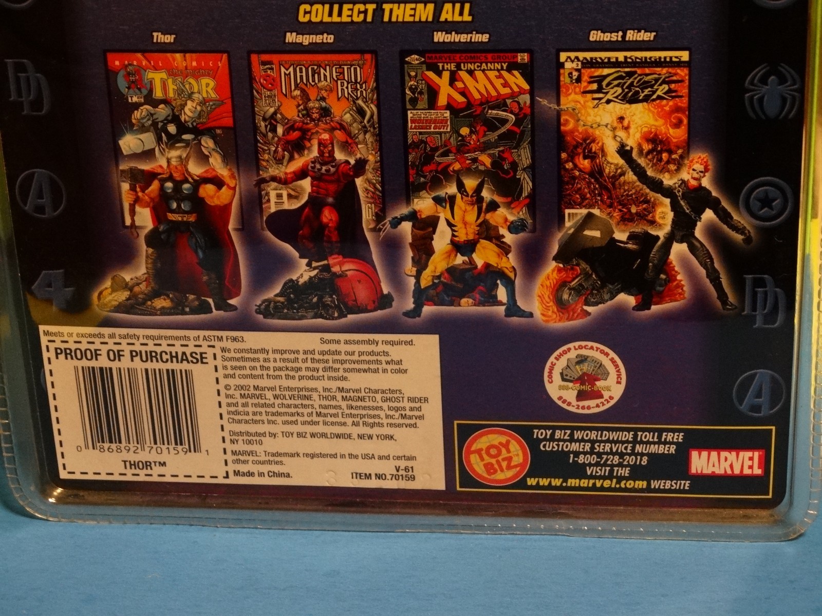 TOY BIZ MARVEL LEGENDS WAVE III CLASSIC THOR -- MIP !! Avengers Infinity 3