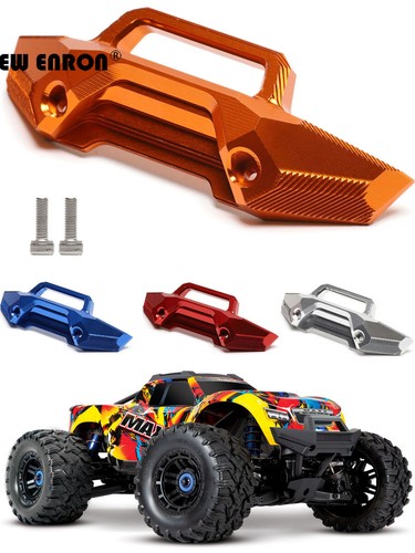 CNC Aluminium Front Rear Bumper For RC 1/10 Traxxas MAXX 4S 89076-4 8935 8936 - Picture 8 of 45