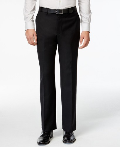 Black Classic-Fit Dress Pants Sz 32 