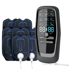 Electric Pulse Massager Tens Unit Muscle Stimulator Machine Therapy Pain Relief