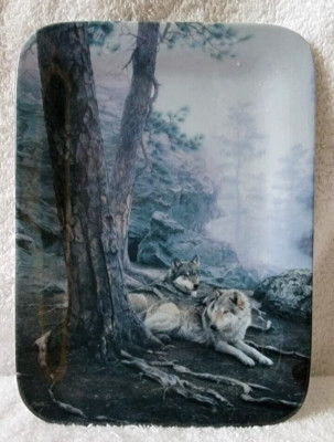 1996 Nature's Harmony Daniel Smith #1 Issue THE WOLVES LIE LOW Bradford Wall ART