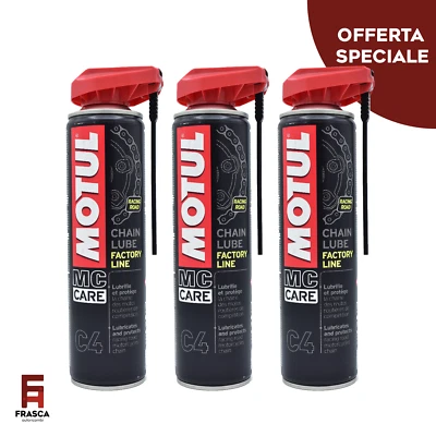 Grasso Spray Catena Moto Motul Lubrificante MC Care C4 Chain Lube Factory Line