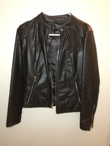 guess jaqueta de couro