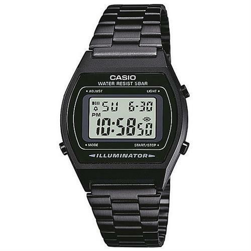 Casio Retro Illuminator Digital Black Stainless Steel 50m B640wb 1aef Watch For Sale Online Ebay