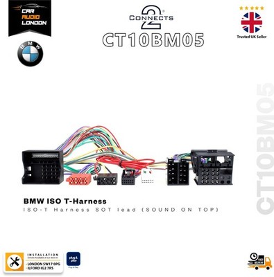 Connects2 CT10BM05 BMW ISO T-Harness Quadlock Plug & Play SOT Lead