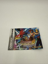 Mega Man Battle Network 6 Cybeast Falzar Game Boy Advance GBA Manual Only