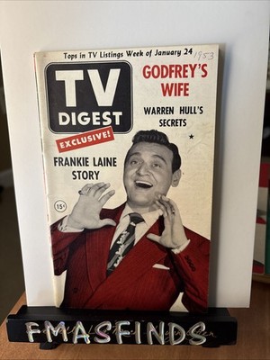 PR1 1953 FRANKIE LAINE PA Edition Jan 24 TV DIGEST Magazine 