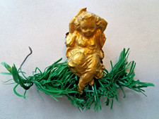 alter CBS  Klemmkerzenhalter Christkind um 1890