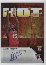 2023-24 Panini NBA Hoops Hot Signatures Rookies Hyper Gold Adama Sanogo Auto RC