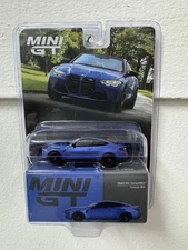 Mini GT BMW M4 Competition - Portimao Blue #845 (MGT00845)