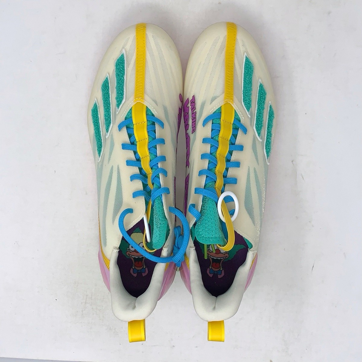 Adidas Adizero 12 \'Simpsons Krusty the Clown\' Football Cleats, Size 14 GW1780 Adidas Freak 22 Simpsons Krusty The Clown | Mercari main image 2