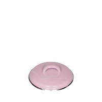 Riess Deckel Mit Chromrand 12Cm Emaille Rosa