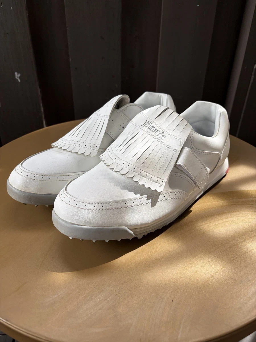 Etonic LG200GR Grey White Spikeless Golf Shoes Mens 9.5 Medium Quilted Sneakers etonic | Shoes | Etonic Sp Lite Spikeless Mens Golf Shoes  main image 4