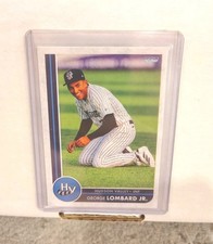 George Lombard Jr. Hudson Valley Renegades Minor League Rc Rookie Card Yankees. rookie card picture