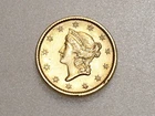 1853-P $1 LIBERTY HEAD GOLD COIN