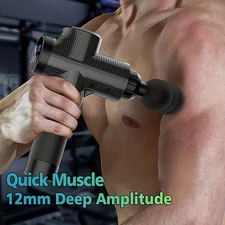 Portable Fascia Massage Gun – Deep Muscle Relaxer for Neck, Back, Body, Fitness