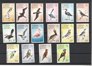 TURKS & CAICOS BIRDS MNH 58078