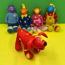 Vintage CBeebies BBC Tweenies Mini Doll Toy Milo Jake Bella 4" Figures Set 1990s