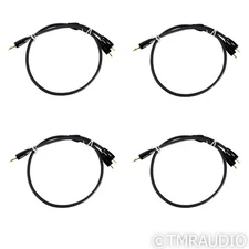 AudioQuest Tower Interconnect Cable; 0.6m Stereo RCA to 3.5mm; Lot of 4
