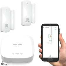 LoRa Smart Security Kit: 2 Sensors, Hub & Door Ajar Reminder - 1000ft Range